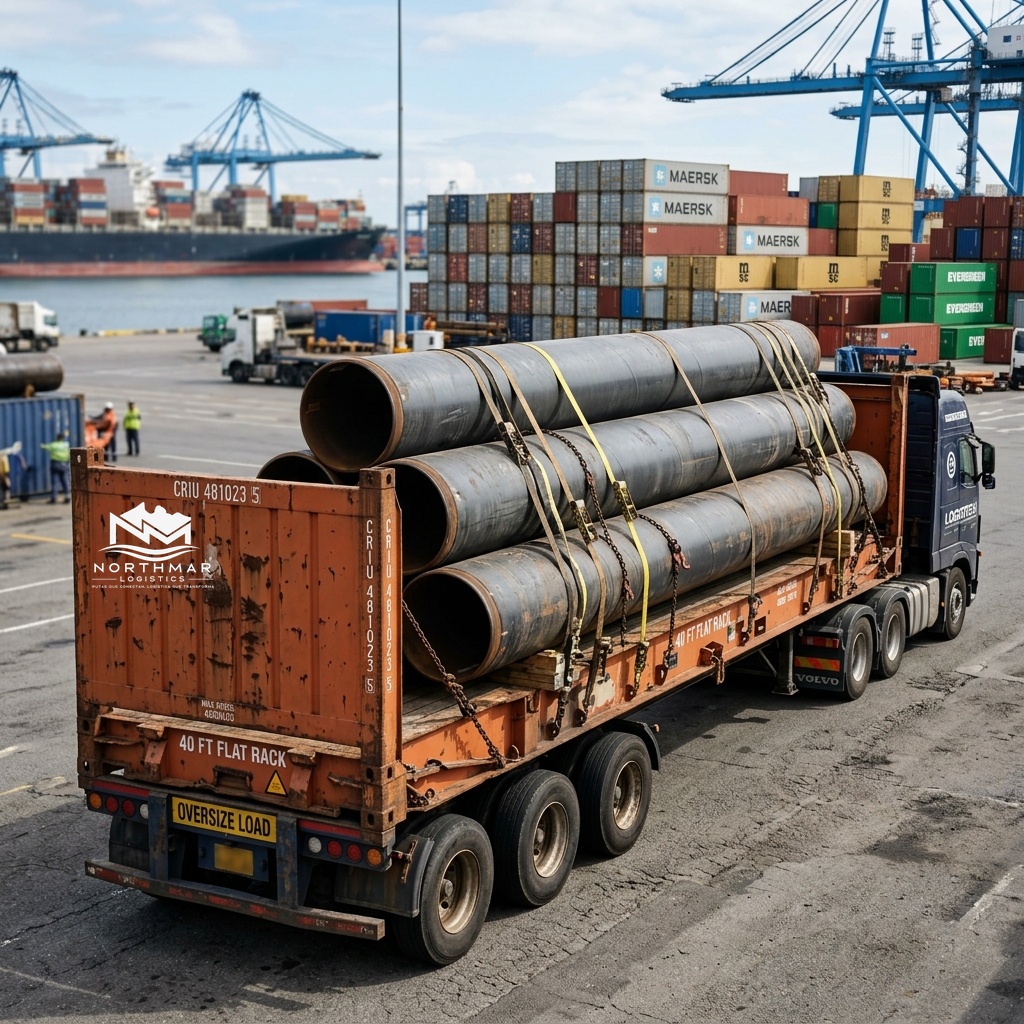 Contenedor Flat Rack